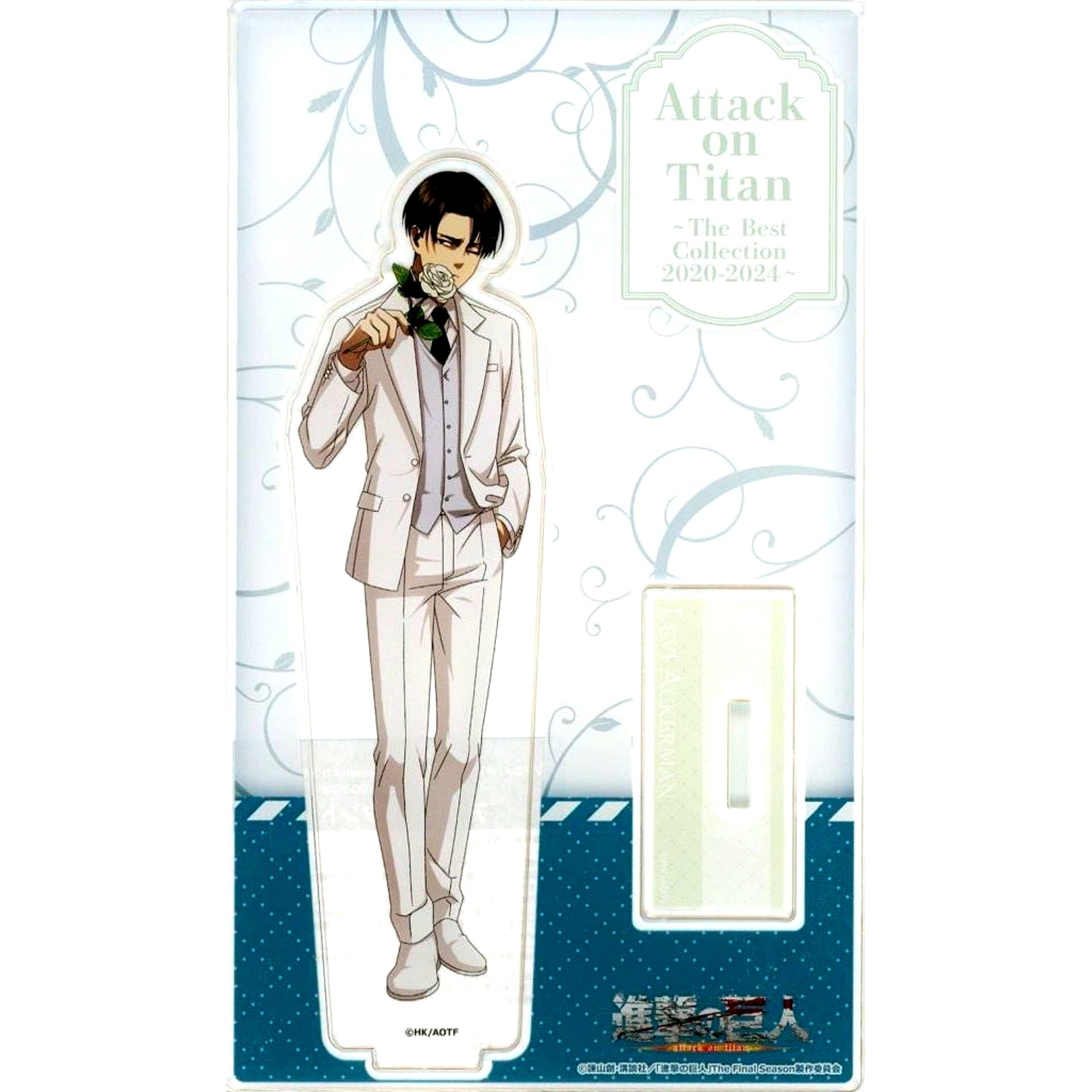 Levi Ackerman Attack on Titan The Final Season Conclusion White Karaoke no Tetsujin Acrylic Stand [USED]