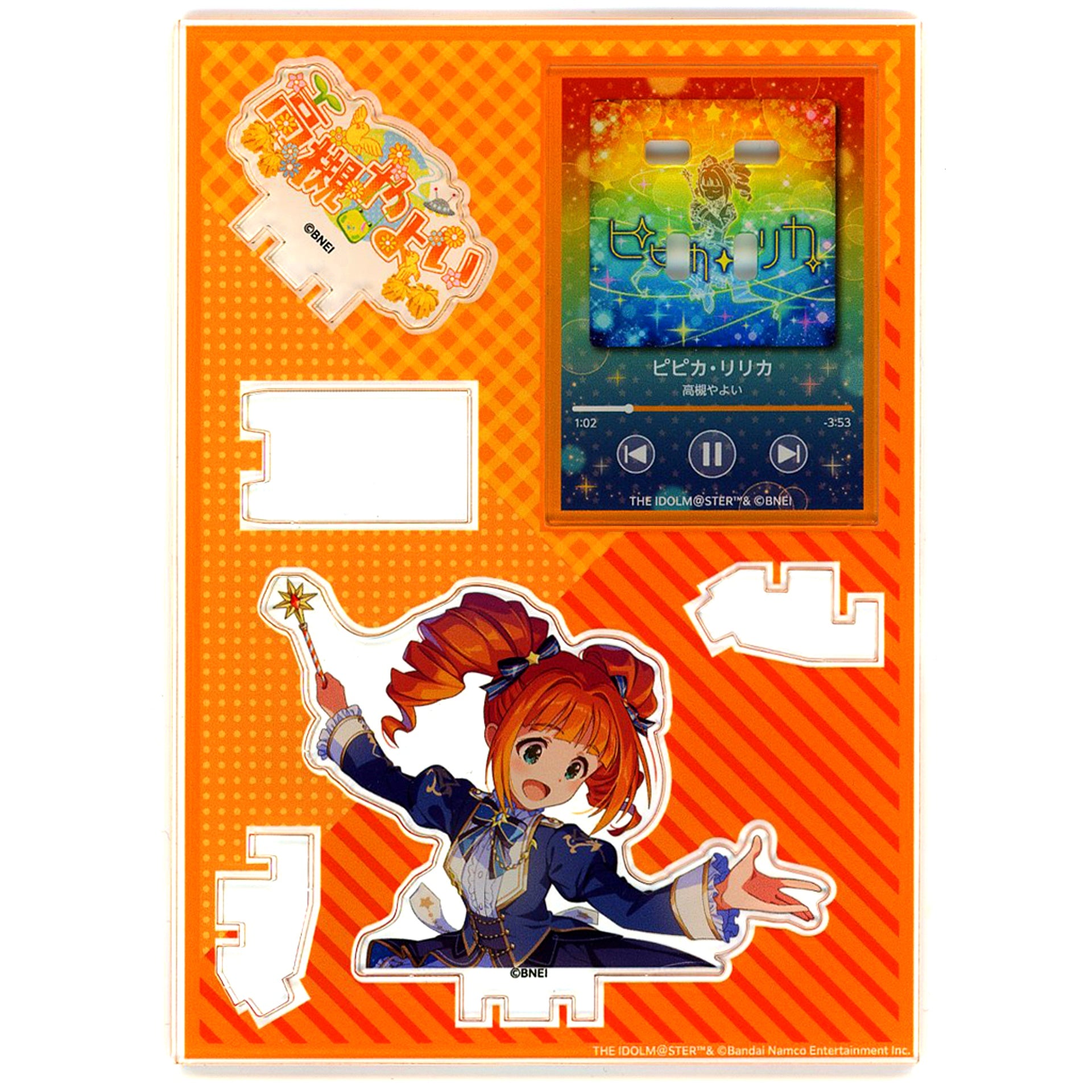 Pipika Ririka / Yayoi Takatsuki The Idolmaster Million Live! Now Play Acrylic Stand 765 MILLION ALLSTARS SHOP in Kotobukiya Akihabara Store Goods [USED]