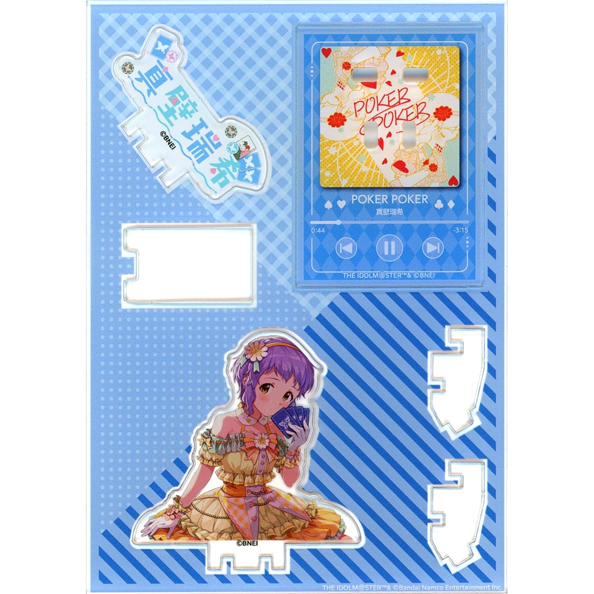 Mizuki Makabe The Idolmaster Million Live! Now Playing Acrylic Stand POKER POKER [USED]