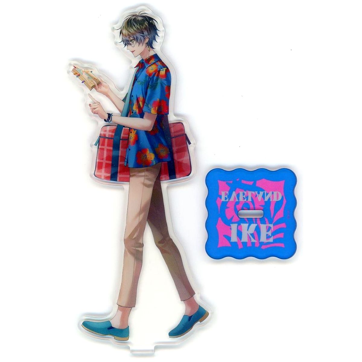 Ike Eveland Luxiem Acrylic Stand Virtual YouTuber Nijisanji Spring Break [USED]