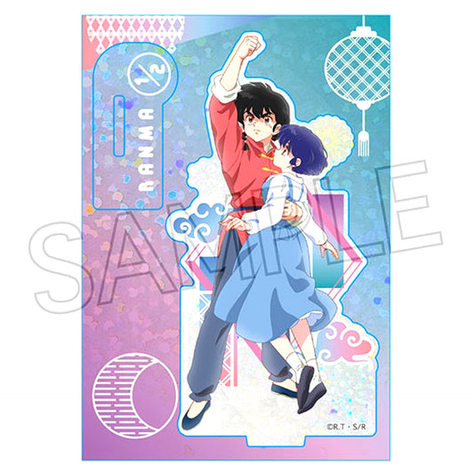 Ranma and Akane Holo Acrylic Stand Ranma 1/2 [USED]