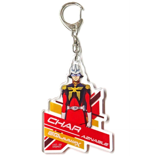 Char Aznable Mobile Suit Gundam GQuuuuuuX -Beginning- Acrylic Keychain Collection Theater Goods [USED]
