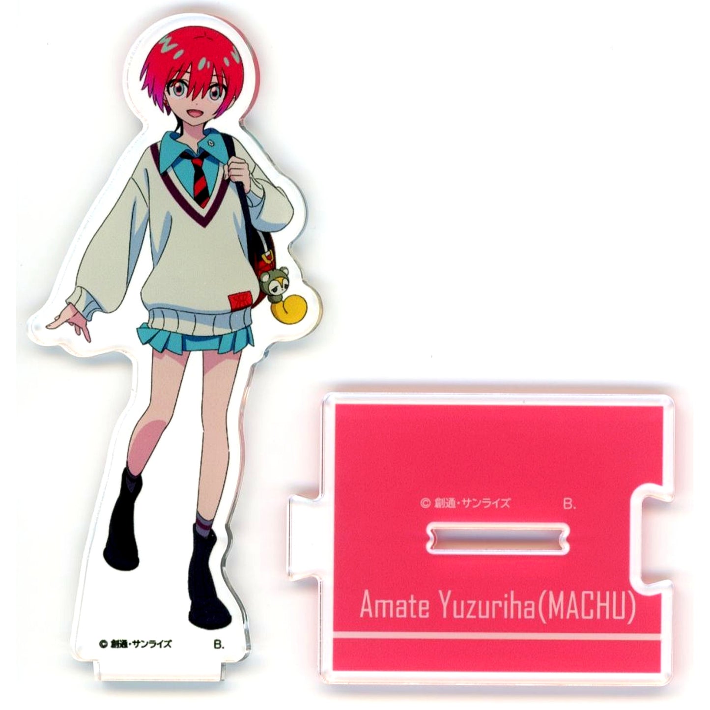 Amate Yuzuriha (Machu) Mobile Suit Gundam Silver Phantom -Beginning- Connecting Acrylic Stand [USED]