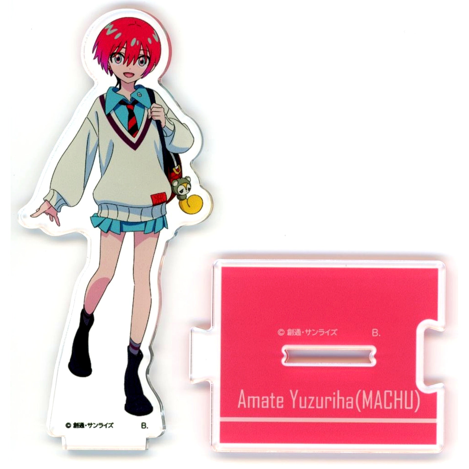 Amate Yuzuriha (Machu) Mobile Suit Gundam Silver Phantom -Beginning- Connecting Acrylic Stand [USED]