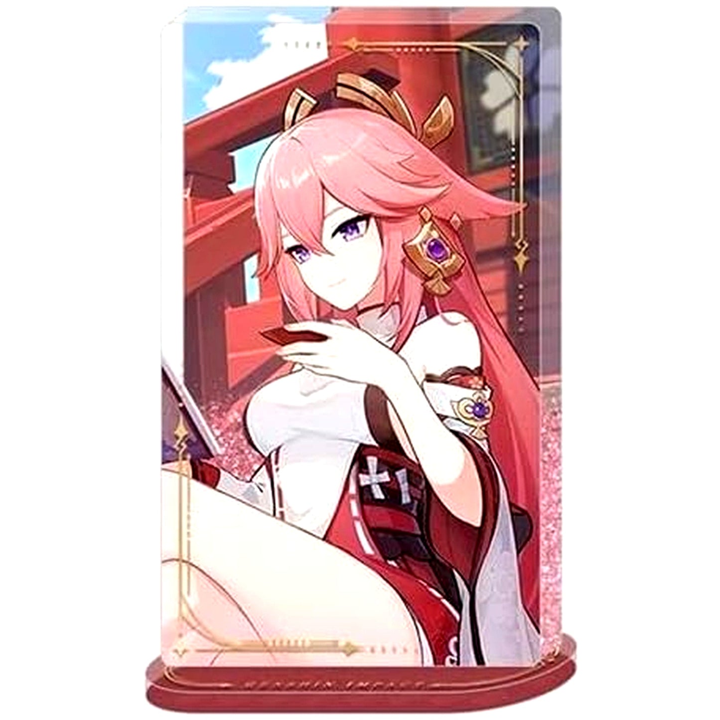Yae Miko Character PV Series Quicksand Acrylic Block Genshin Impact China Limited [USED]