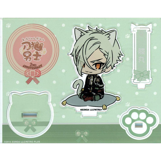 Hizamaru Touken Ranbu ONLINE Touneko Danshi 2nd Anniversary Acrylic Character Stand [USED]
