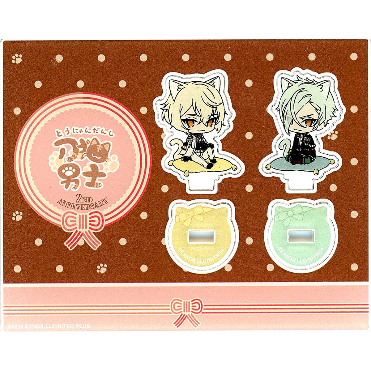 Higekiri, Hizamaru Touken Ranbu ONLINE Touneko Danshi 2nd Anniversary Acrylic Character Stand Set [USED]