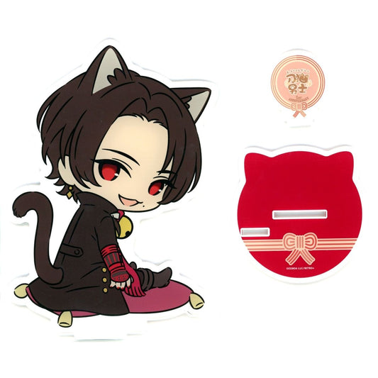 Kashuu Kiyomitsu Touken Ranbu ONLINE Touneko Danshi 1st Anniversary Big Acrylic Stand [USED]