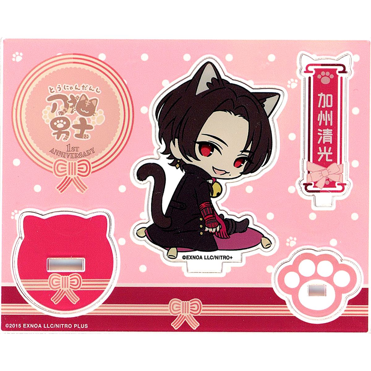 Kashuu Kiyomitsu Touken Ranbu ONLINE Touneko Danshi 1st Anniversary Acrylic Stand [USED]