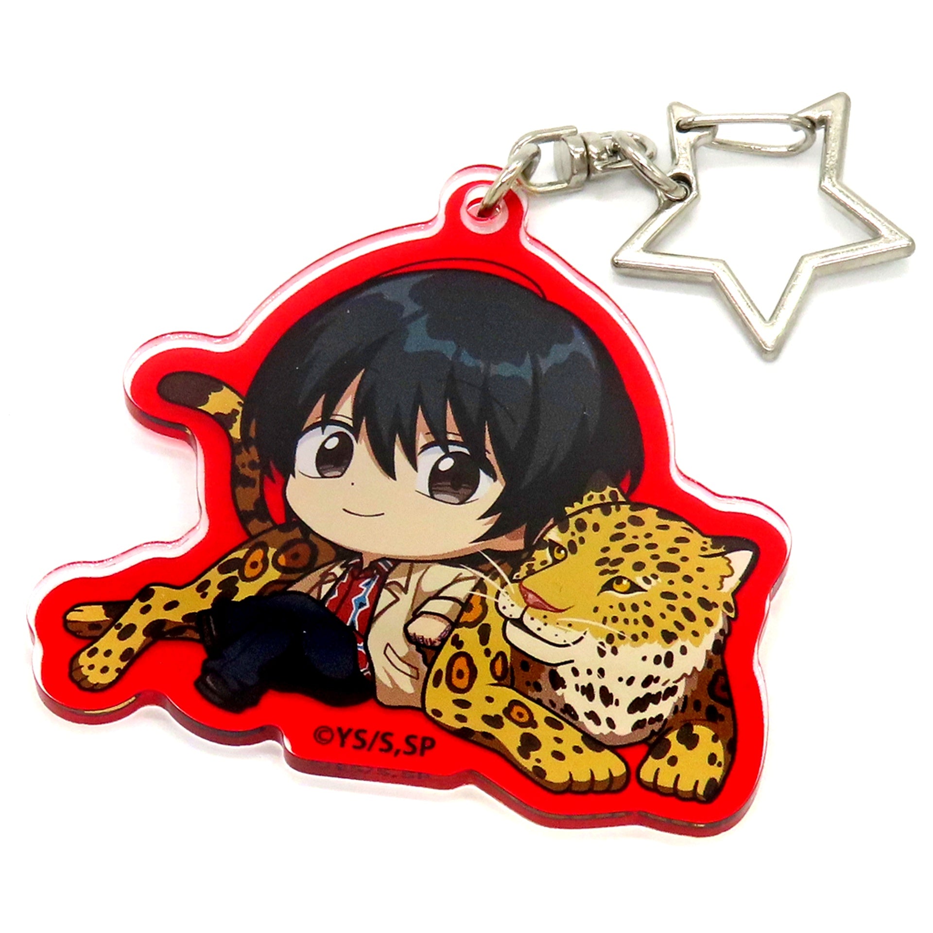 Nagumo Sakamoto Days Mini Character Acrylic Keychain Animal Ver. in Tobu Zoo [USED]