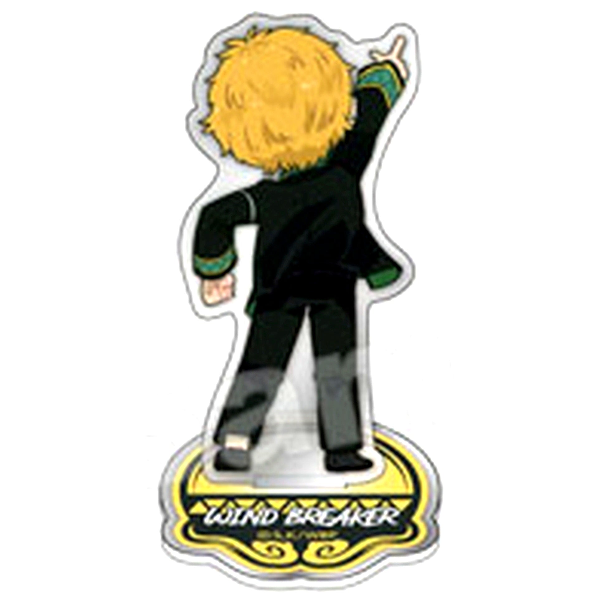 Akihiko Nirei Trading Acrylic Stand Bakkurun WIND BREAKER [USED]