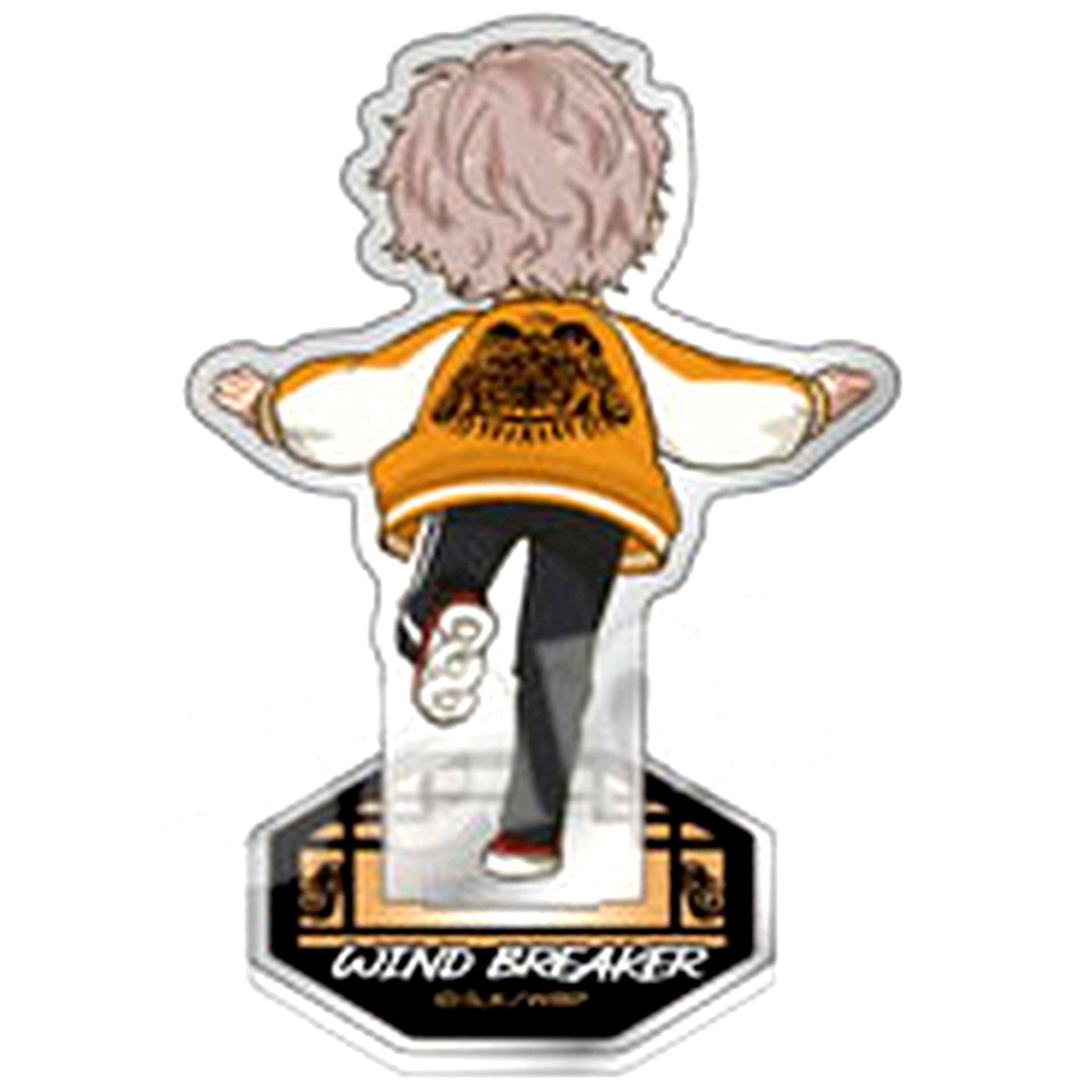Choji Tomiyama Trading Acrylic Stand Bakkurun WIND BREAKER [USED]