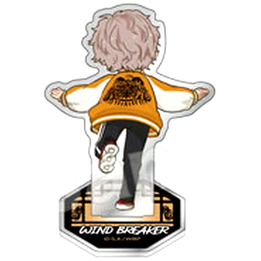 Choji Tomiyama Trading Acrylic Stand Bakkurun WIND BREAKER [USED]