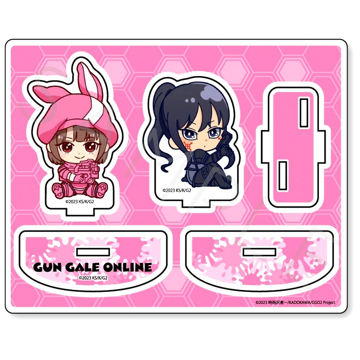 Karen Kohiruimaki & Elza Kanzaki Acrylic Stand Sword Art Online Alternative: Gun Gale Online [USED]