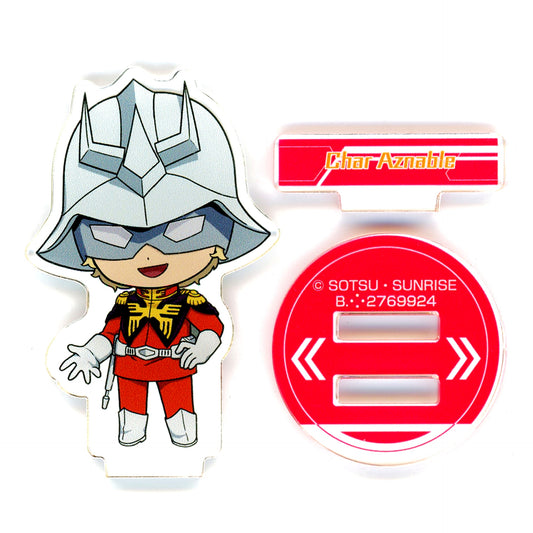 Char Aznable Mobile Suit Gundam GQuuuuuuX Acrylic Stand Gashapon Online Limited [USED]