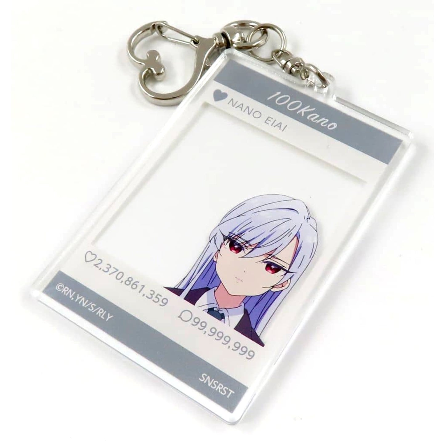The 100 Girlfriends Who Really, Really, Really, Really, Really Love You Nano Eiai B Acrylic Keychain Keychains [USED]