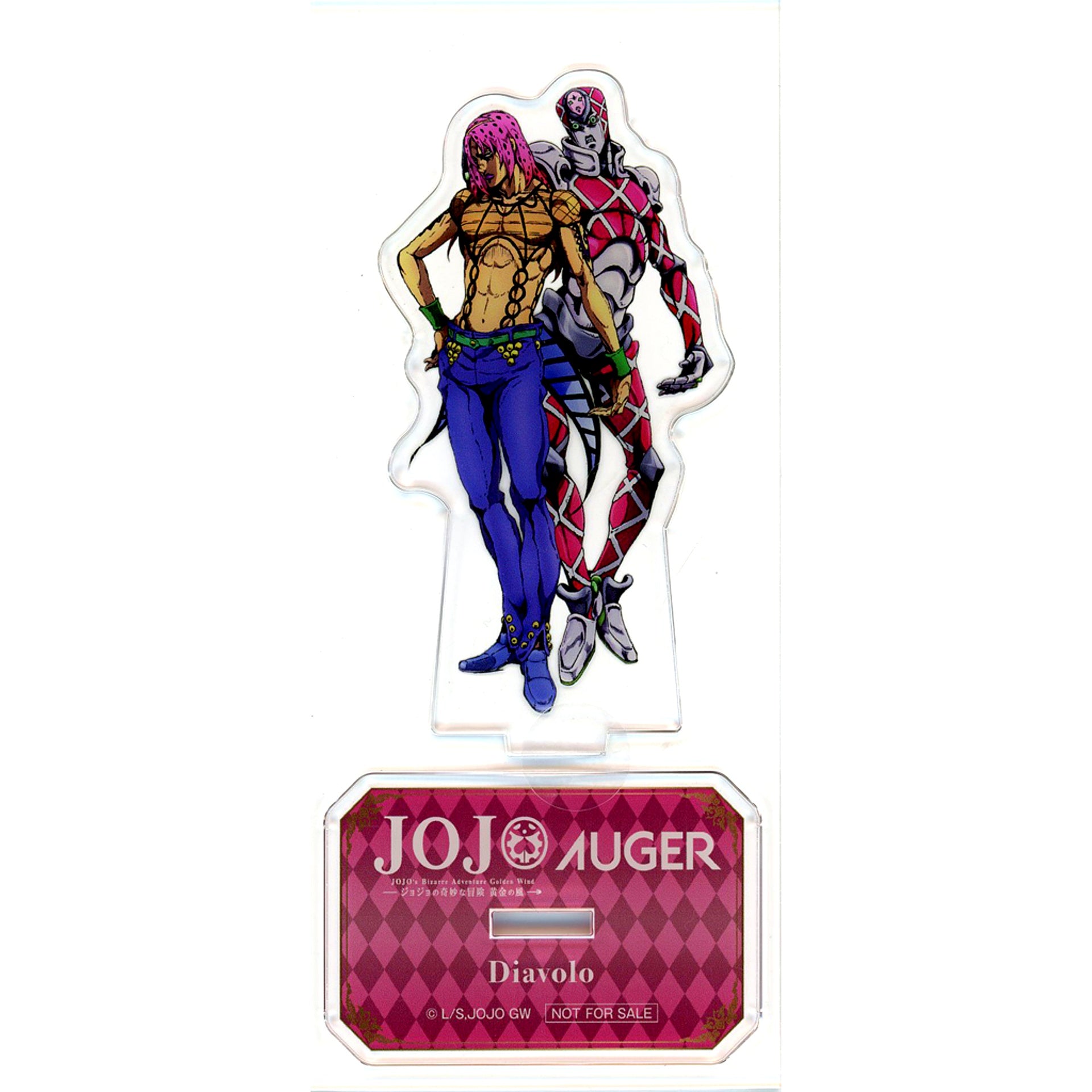 Secret Diavolo Original Acrylic Stand Bonus Item for JoJo's Bizarre Adventure Part 5 Golden Wind x AUGER Ltd Package [USED]