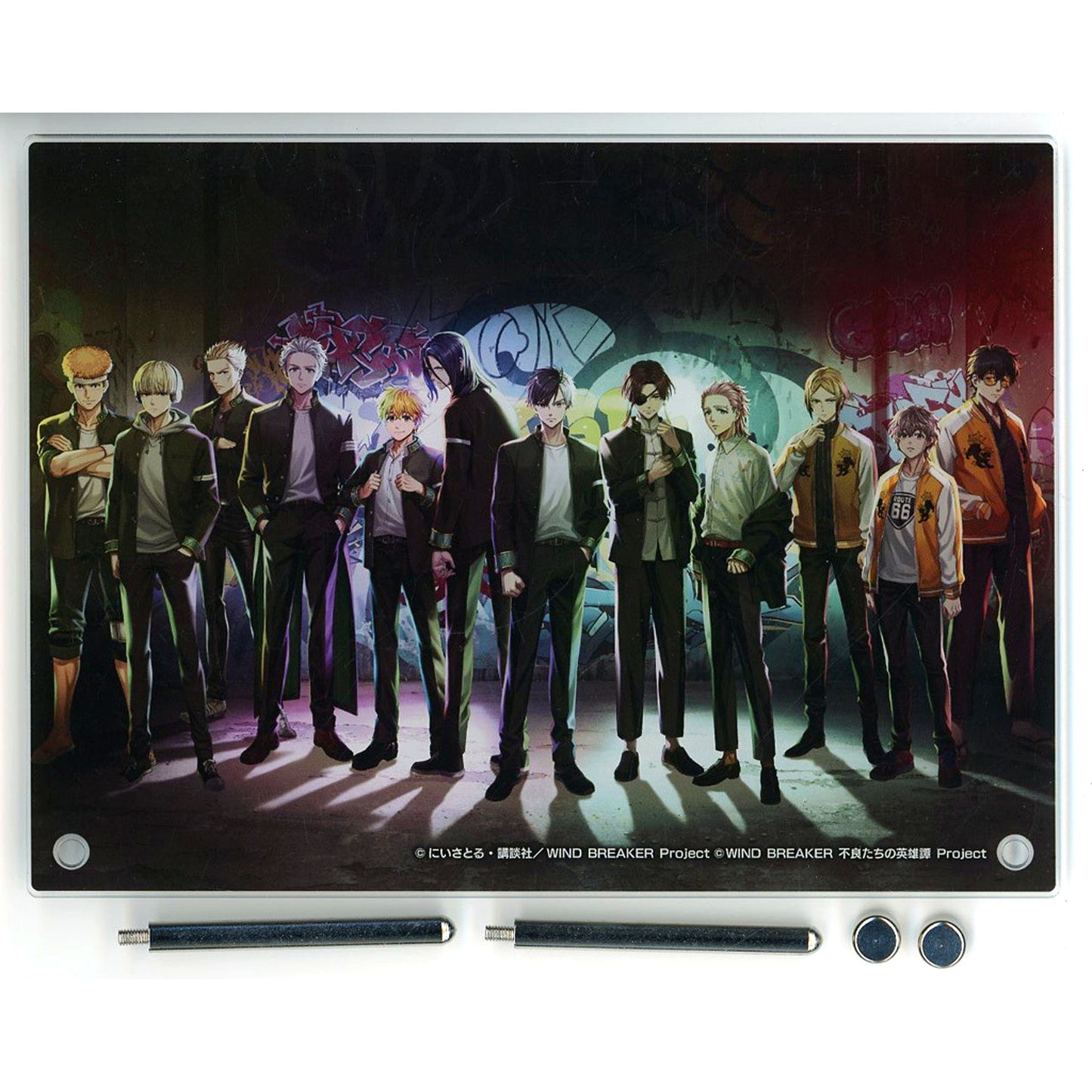 Key Visual A5 Acrylic Plate WIND BREAKER Heroic Tales of Delinquents AnimeJapan 2025 Goods [USED]