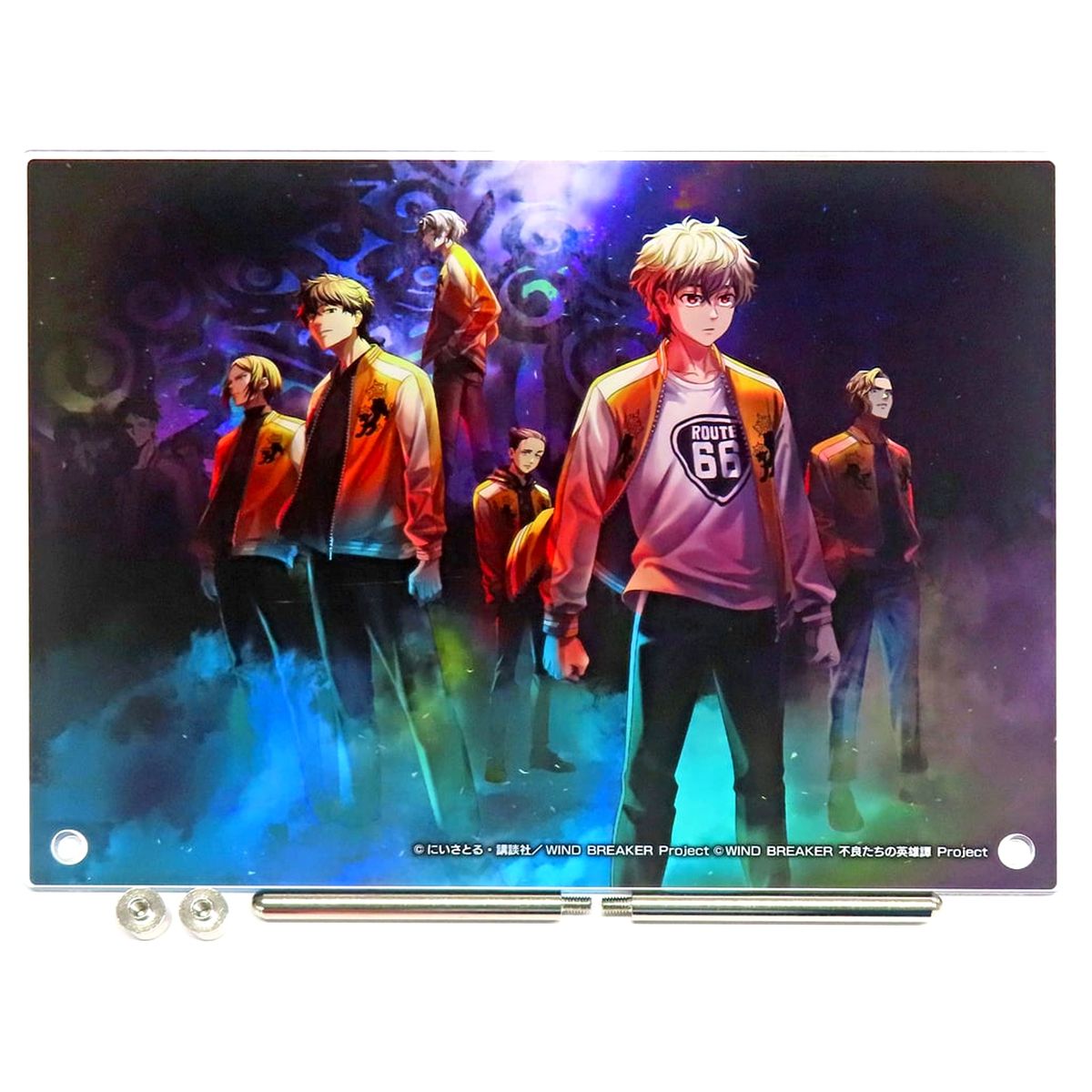 Wind Breaker Furyo-tachi no Eiyutan Shishi Funjinden Content Visual A5 Acrylic Plate AnimeJapan 2025 Goods [USED]