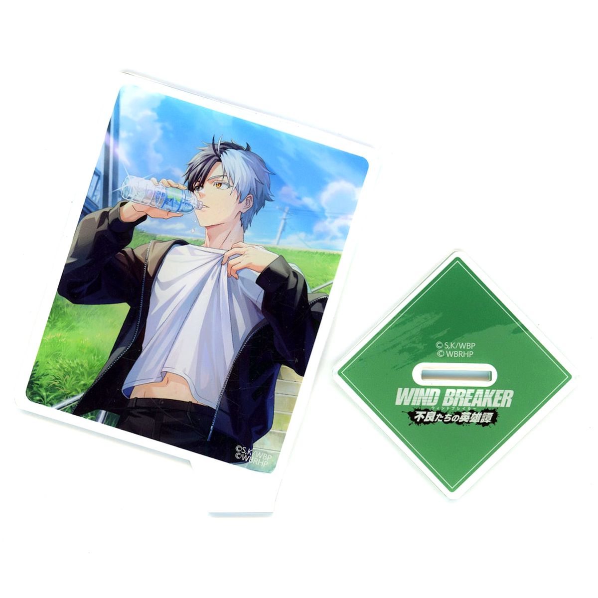 Haruka Sakura Drinking Water Visual Acrylic Stand Wind Breaker Furyo-tachi no Eiyutan AnimeJapan 2025 [USED]