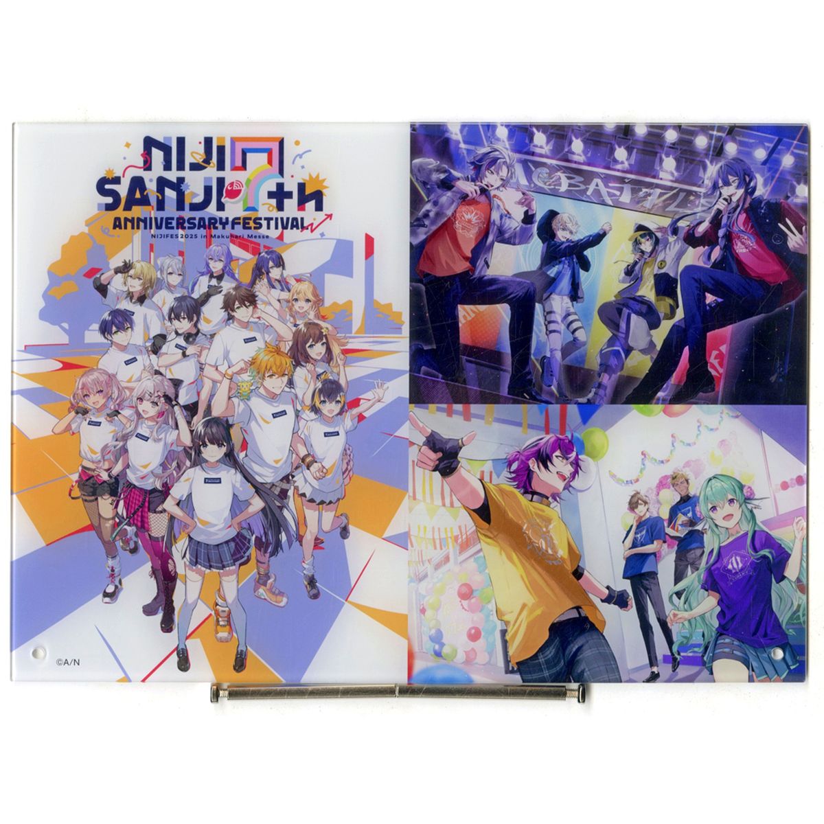 Virtual YouTuber Nijisanji Unbeatable Battle & Let's have fun! Visual Acrylic Item NIJISANJI Fes 2025 NIJISANJI FAN CLUB Exclusive Guaranteed Win Lottery Prize A [USED]