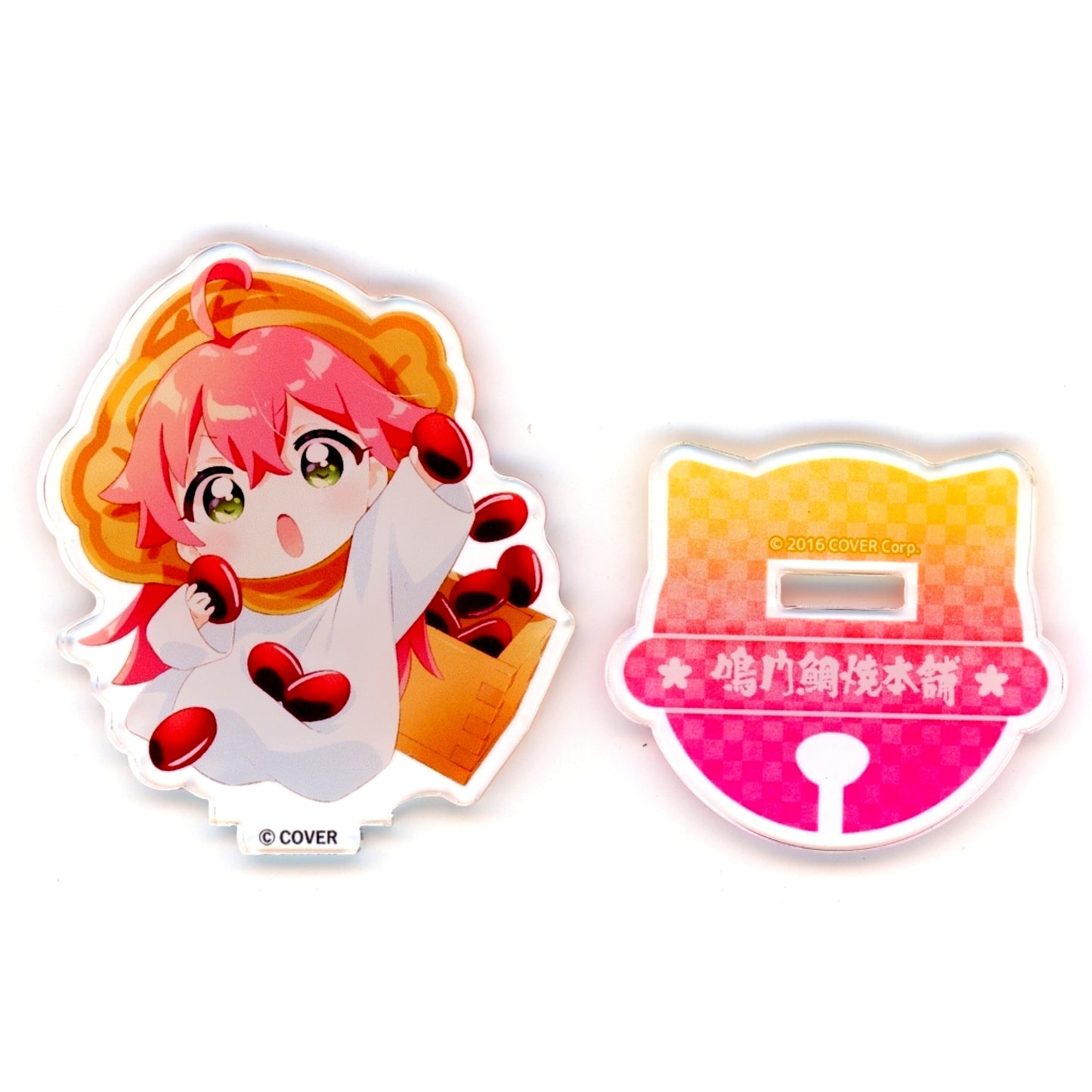 Sakura Miko Azuki VTuber hololive Trading Acrylic Stand Mini Character Ver. Sakura Miko x Naruto Taiyaki Honpo 3rd [USED]