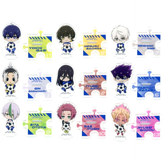 Set of 9 So Gyuutto Acrylic Stand A Ichiban Kuji Blue Lock Kessen no Kakugo H Prize [USED]