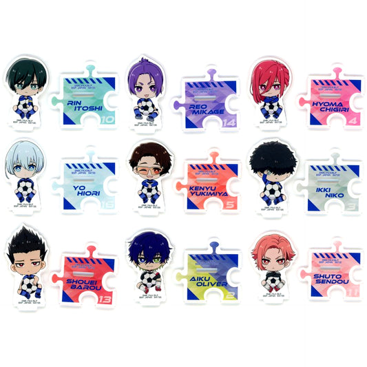 Set of 9 So Gyuutto Acrylic Stand B Ichiban Kuji Blue Lock Kessen no Kakugo I Prize [USED]