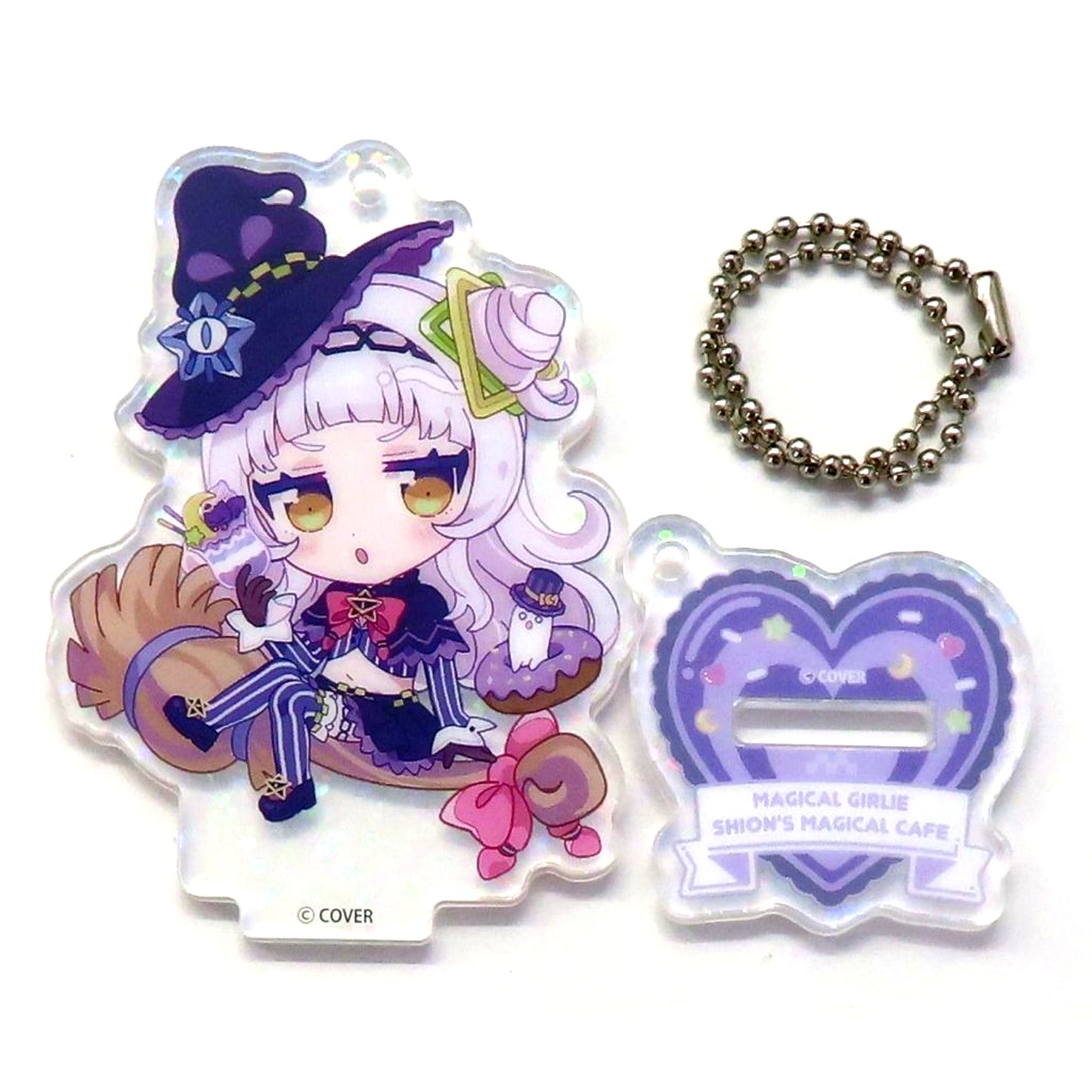 Murasaki Shion Normal Outfit VTuber hololive Super Cute Random Acrylic Stand Murasaki Shion Majokko Shion no Magical cafe [USED]