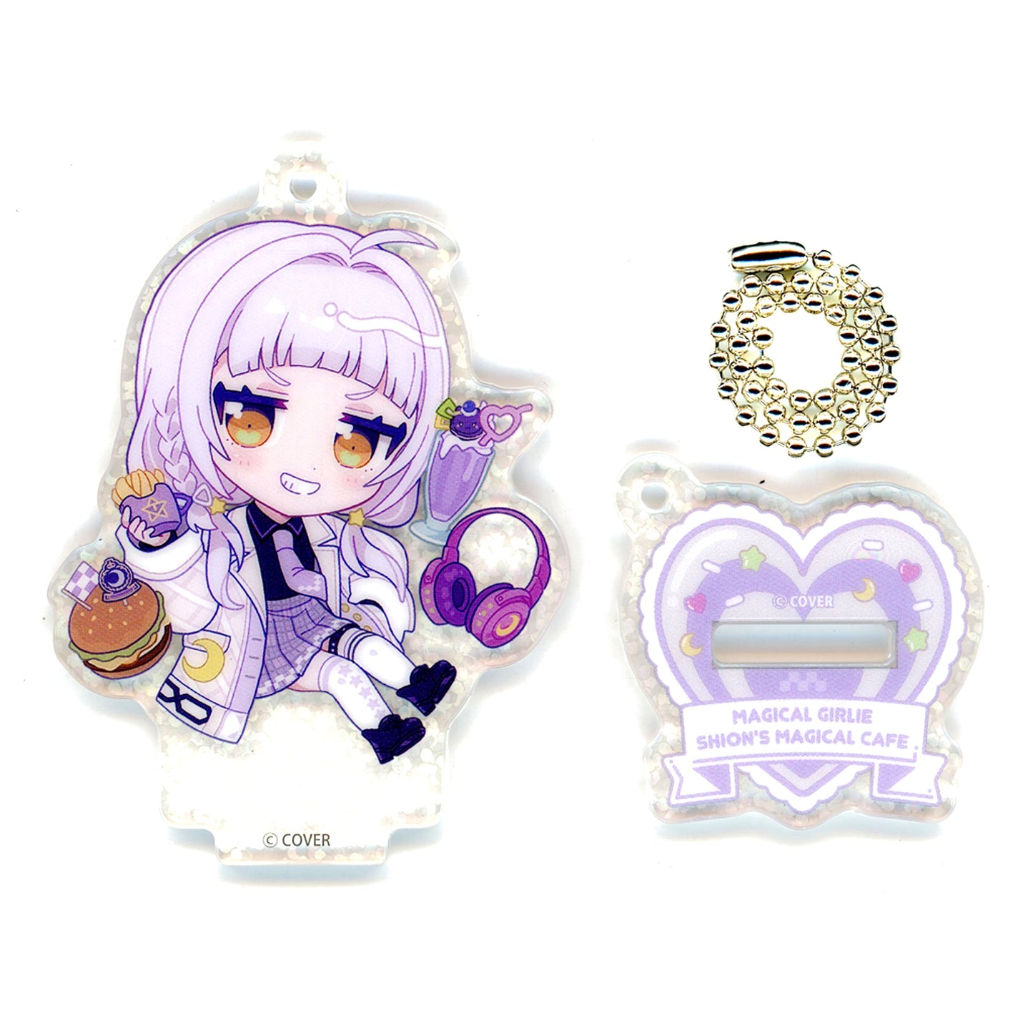 Murasaki Shion School Uniform Style Outfit Super Cute Random Acrylic Stand Virtual YouTuber Hololive Magical Girl Shion's Magical Cafe [USED]