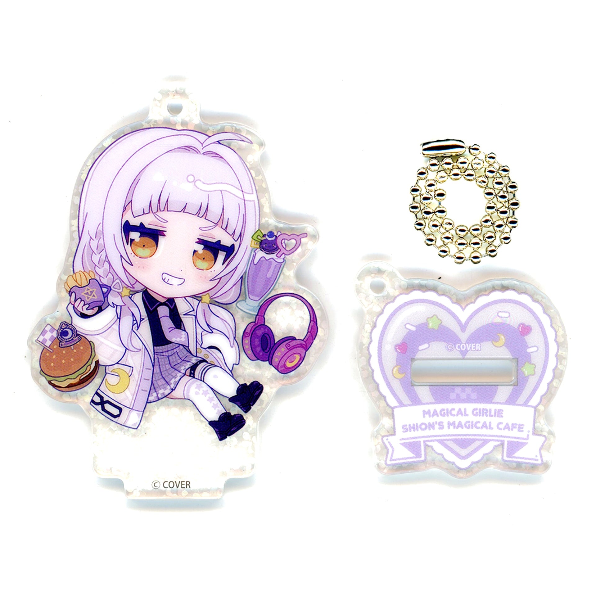 Murasaki Shion School Uniform Style Outfit Super Cute Random Acrylic Stand Virtual YouTuber Hololive Magical Girl Shion's Magical Cafe [USED]