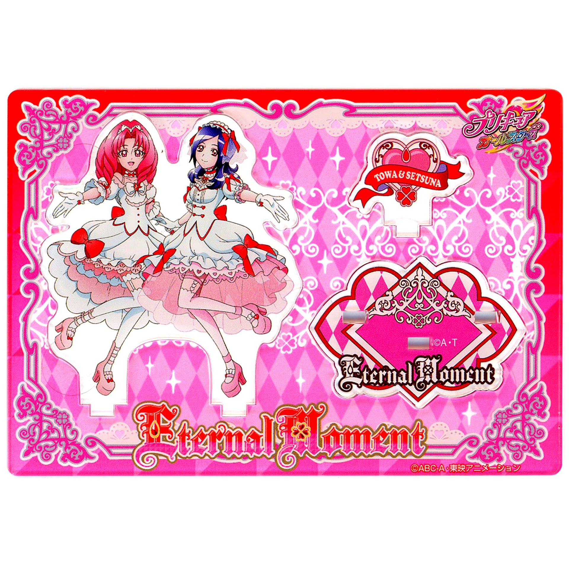 Towa Akagi & Setsuna Higashi Eternal Moment PreCure All Stars 2nd Season Pretty Store Limited Acrylic Stand Panel [USED]