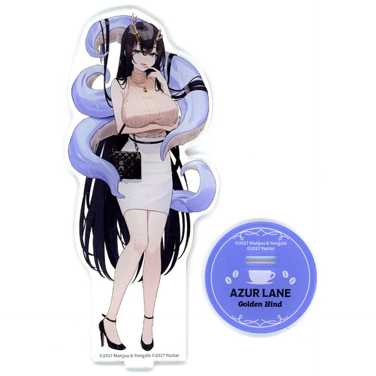 Golden Hind Azur Lane Acrylic Stand 7th Anniversary Yostar OFFICIAL SHOP JR Akihabara Station [USED]