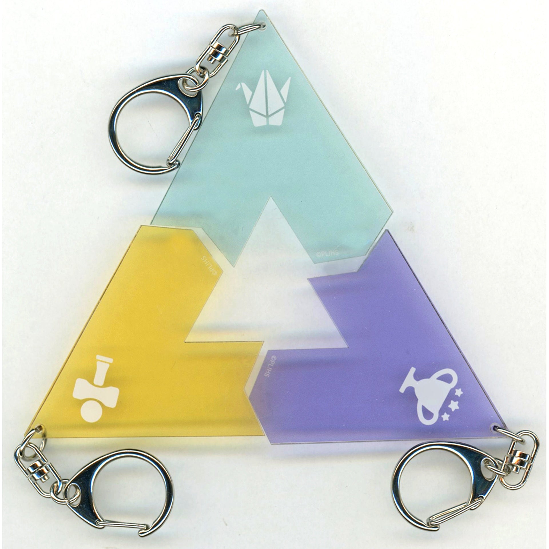 Ginko Momose & Kosuzu Kachimachi & Hime Anyoji 104th Term Matching Keychain Set Love Live! Hasunosora Girls' High School Idol Club 3rd Live Tour TRI TRI UNITY!!! [USED]