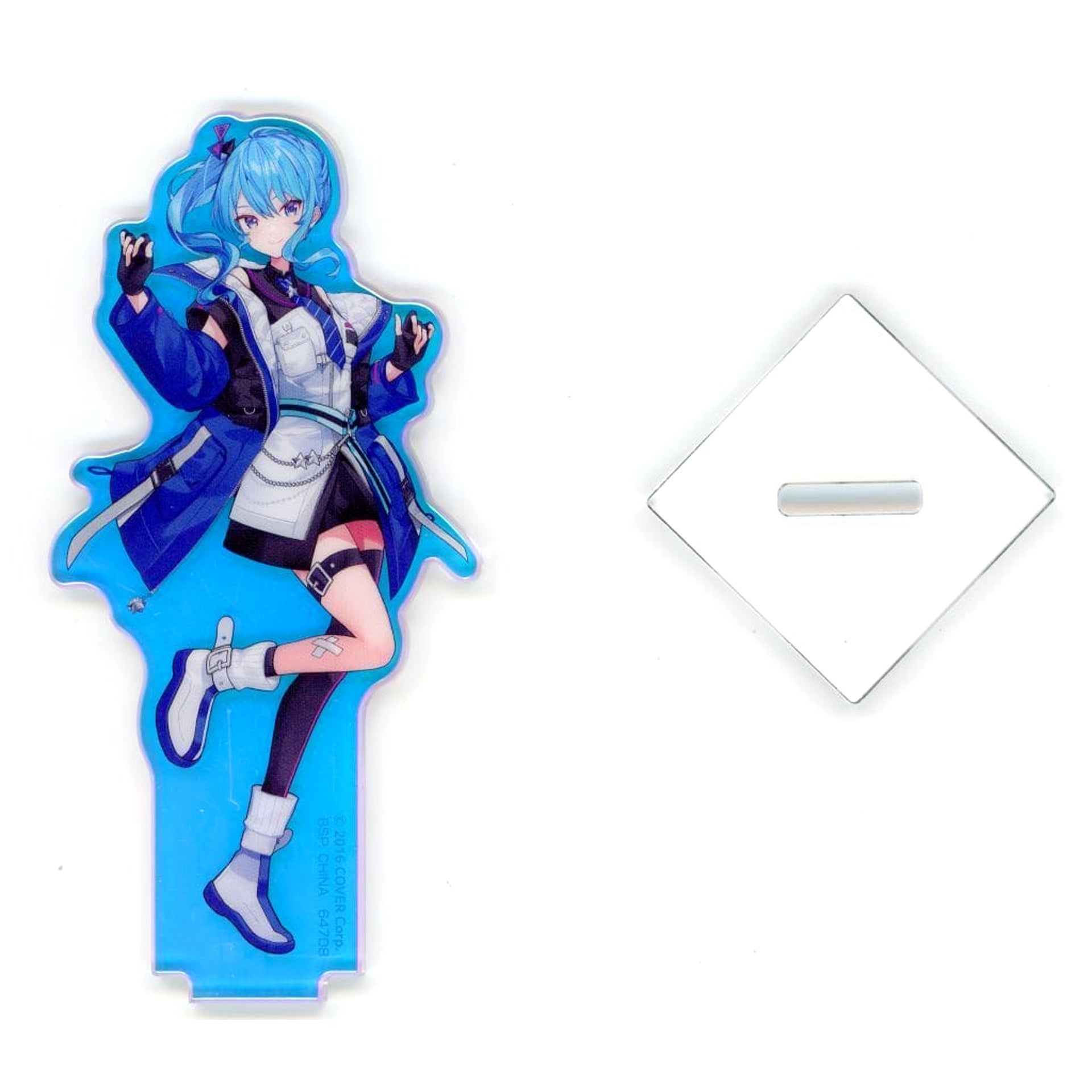 VTuber Hololive Hoshimachi Suisei Facing Left Ichiban Kuji Cyberpunk Style Aurora Acrylic Stand Acrylic Stand Prize Acrylic Stands [USED]