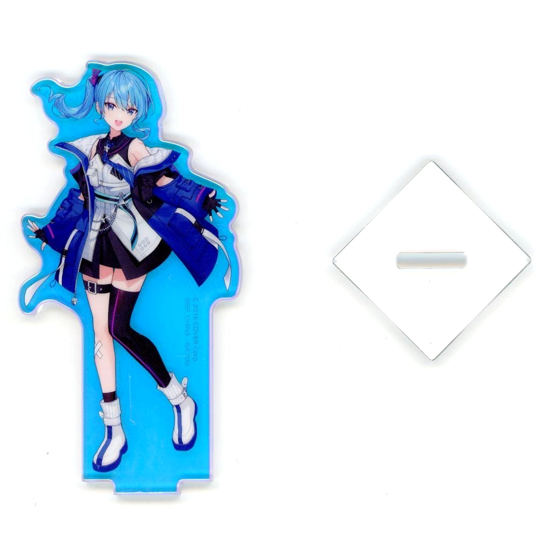 VTuber Hololive Hoshimachi Suisei Facing Right Ichiban Kuji Cyberpunk Style Aurora Acrylic Stand Acrylic Stand Prize [USED]