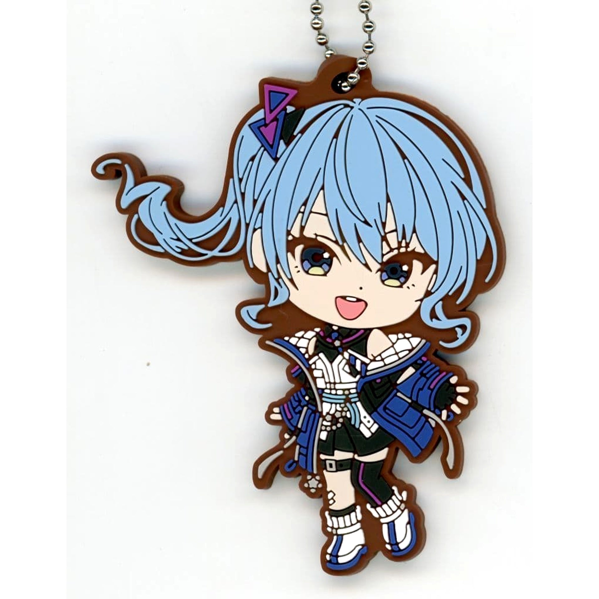 VTuber Hololive Hoshimachi Suisei Ichiban Kuji Cyberpunk Style Rubber Charm Kyunchara Illustrations Kyunchara Prize [USED]