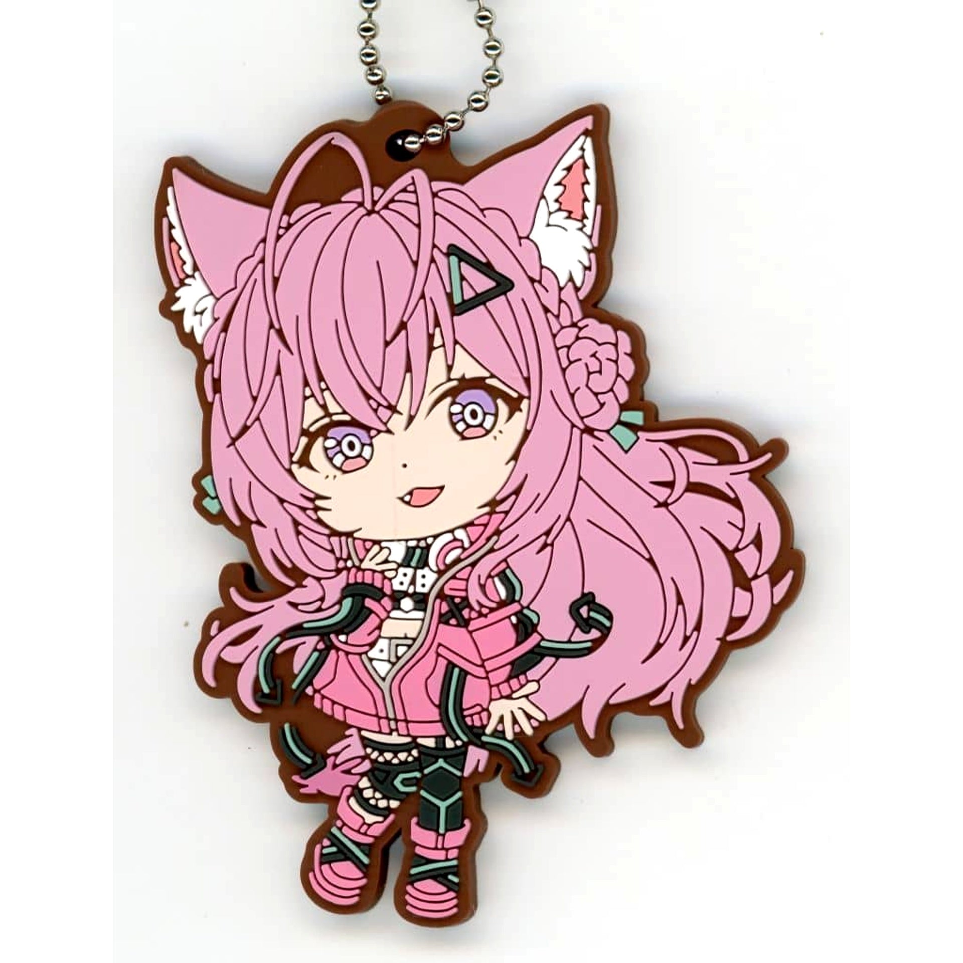 VTuber Hololive Hakui Koyori Ichiban Kuji Cyberpunk Style Rubber Charm Kyunchara Illustrations Kyunchara Prize [USED]