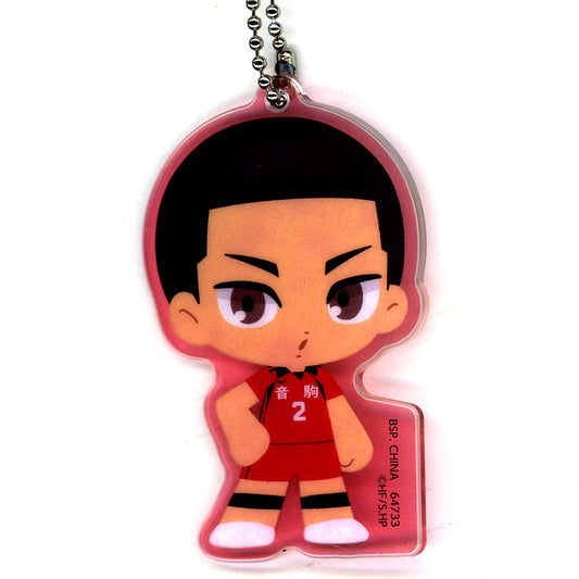 Haikyu!! Movie: Battle of the Garbage Dump Nobuyuki Kai Ichiban Kuji 2 Nekoma Acrylic Charm Prize H [USED]