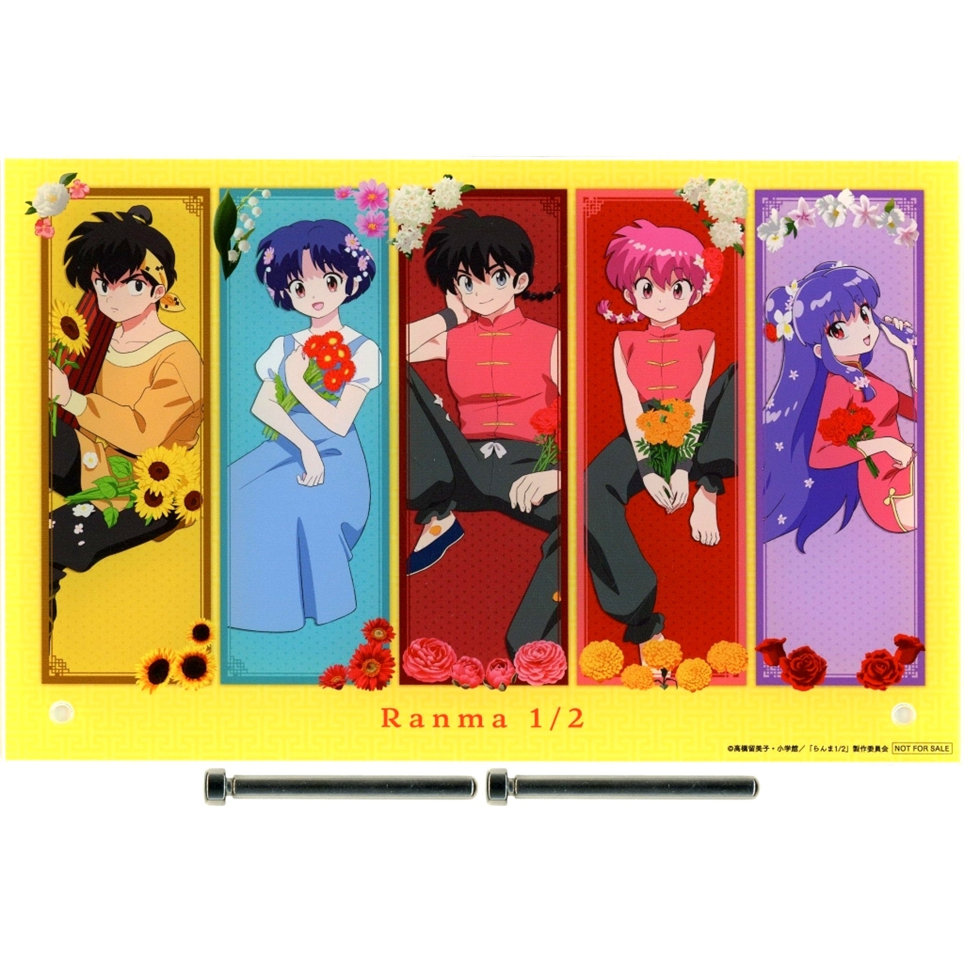 Group Ranma 1/2 WEB Kuji More Chan! Winning Prize Acrylic Panel [USED]