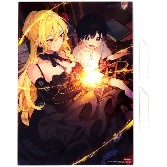 Glenn Radars & Celica Arfonia Akashic Records of Bastard Magic Instructor Kurone Mishima Art Book Single Item Acrylic Panel Bundle Bonus Vol.3 Melonbooks Limited Edition [USED]
