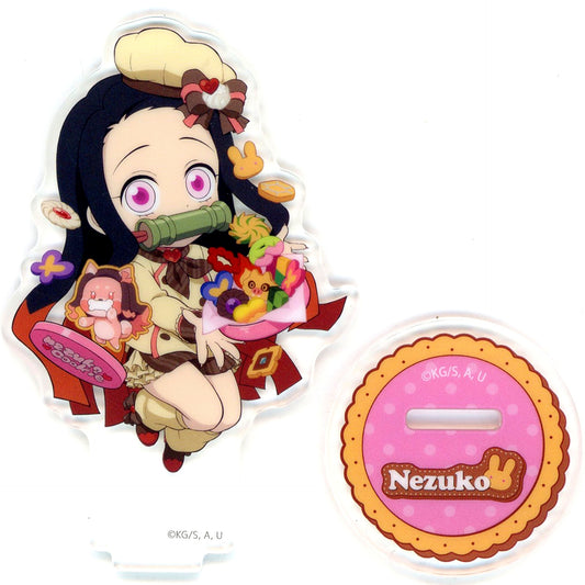 Nezuko Kamado Demon Slayer: Kimetsu no Yaiba x ufotable Cafe x Machi Asobi Cafe Valentine's & White Day Event 2025 2nd Half Random Acrylic Stand [USED]