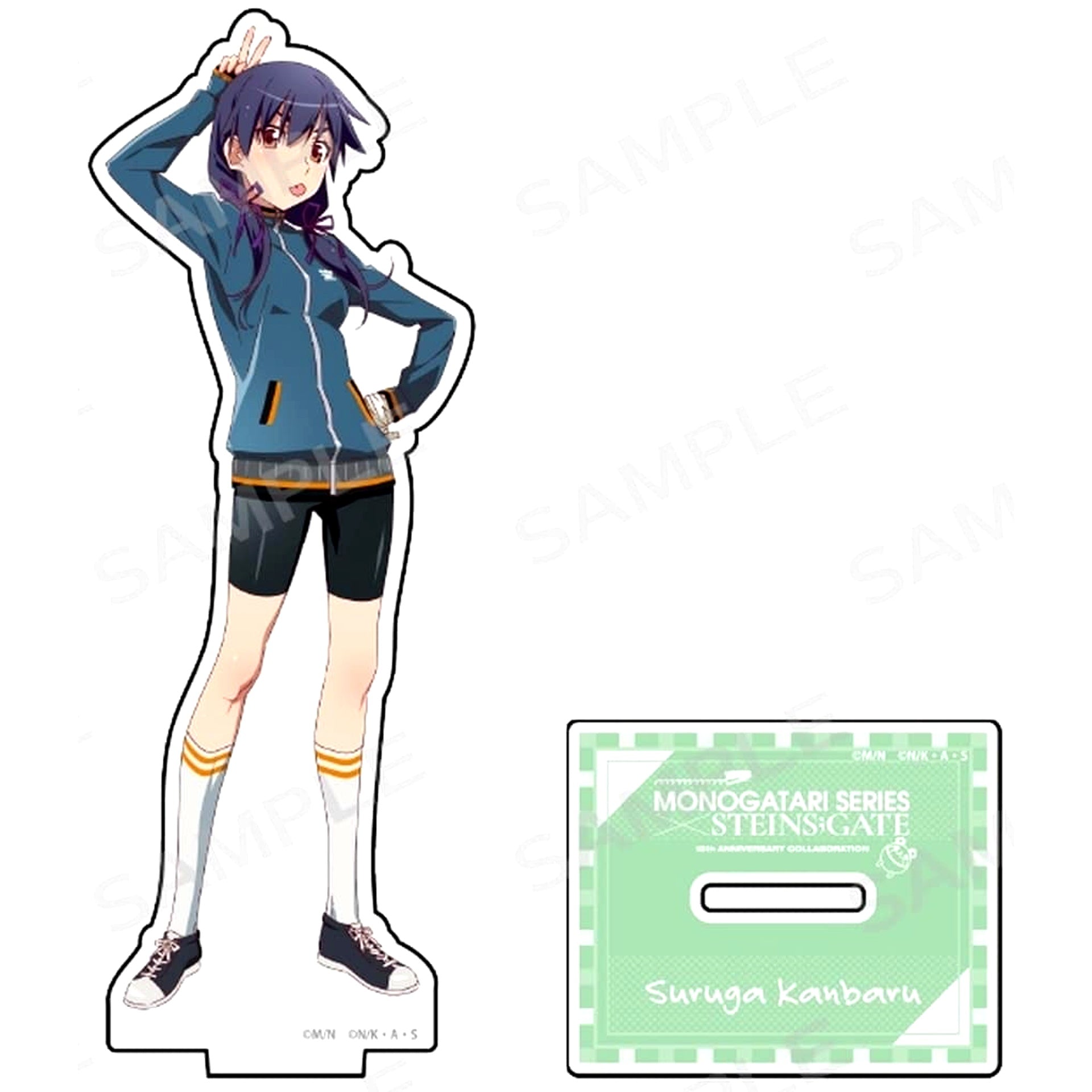 Suruga Kanbaru Bakemonogatari x STEINS;GATE Acrylic Stand Figure "Bakemonogatari x STEINS;GATE" [USED]