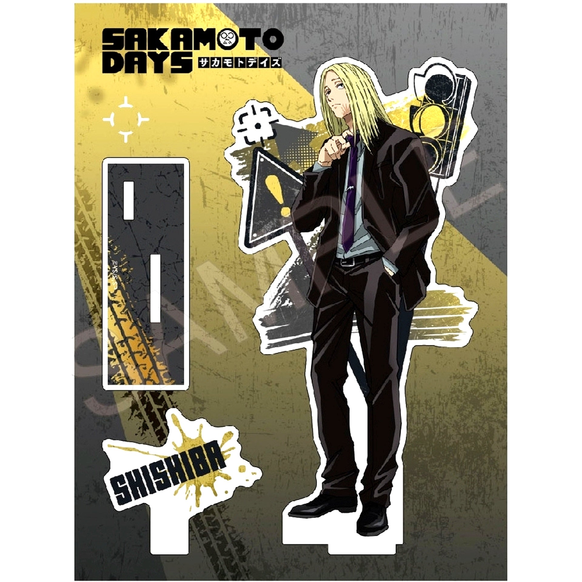 Shishiba Sakamoto Days AFORCE x DRAGON HORSE Acrylic Character Stand [USED]