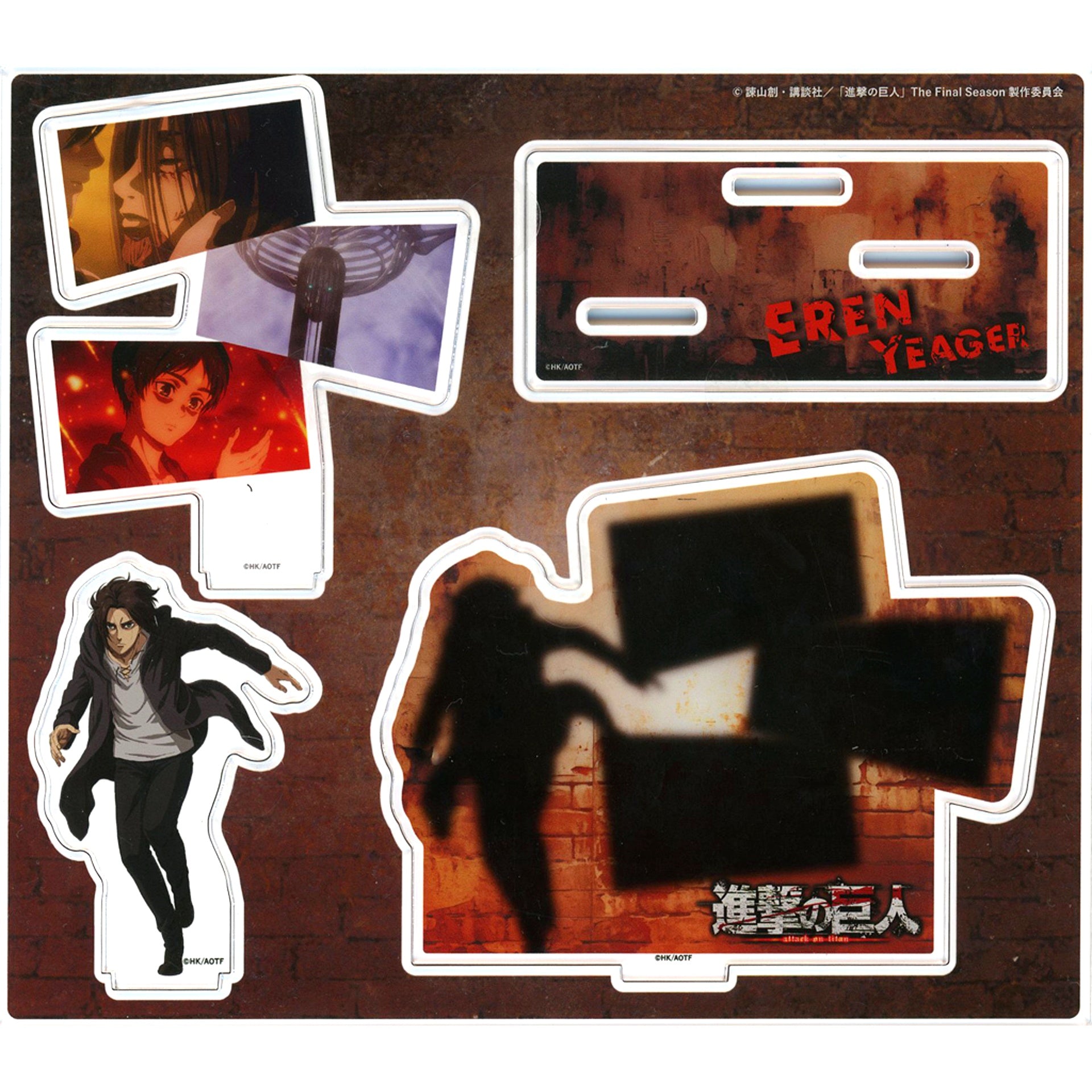 Eren Yeager Diorama Acrylic Stand Attack on Titan POP UP SHOP in Aeon Mall Fukuoka [USED]