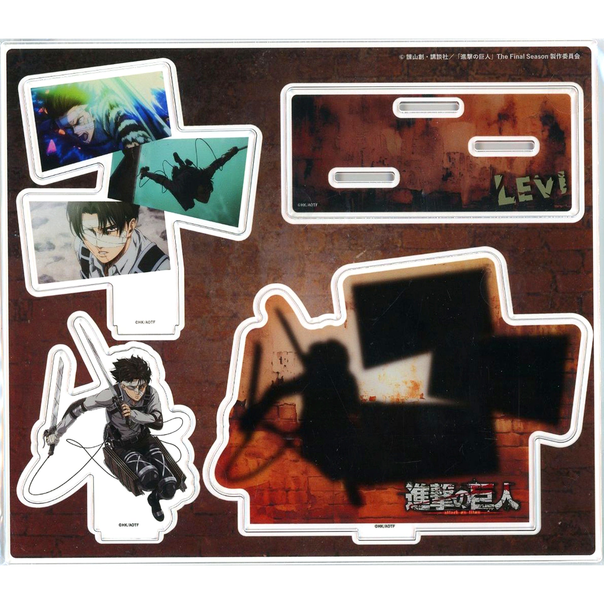 Levi Ackerman Attack on Titan Diorama Acrylic Stand POP UP SHOP in AEON MALL Fukuoka [USED]