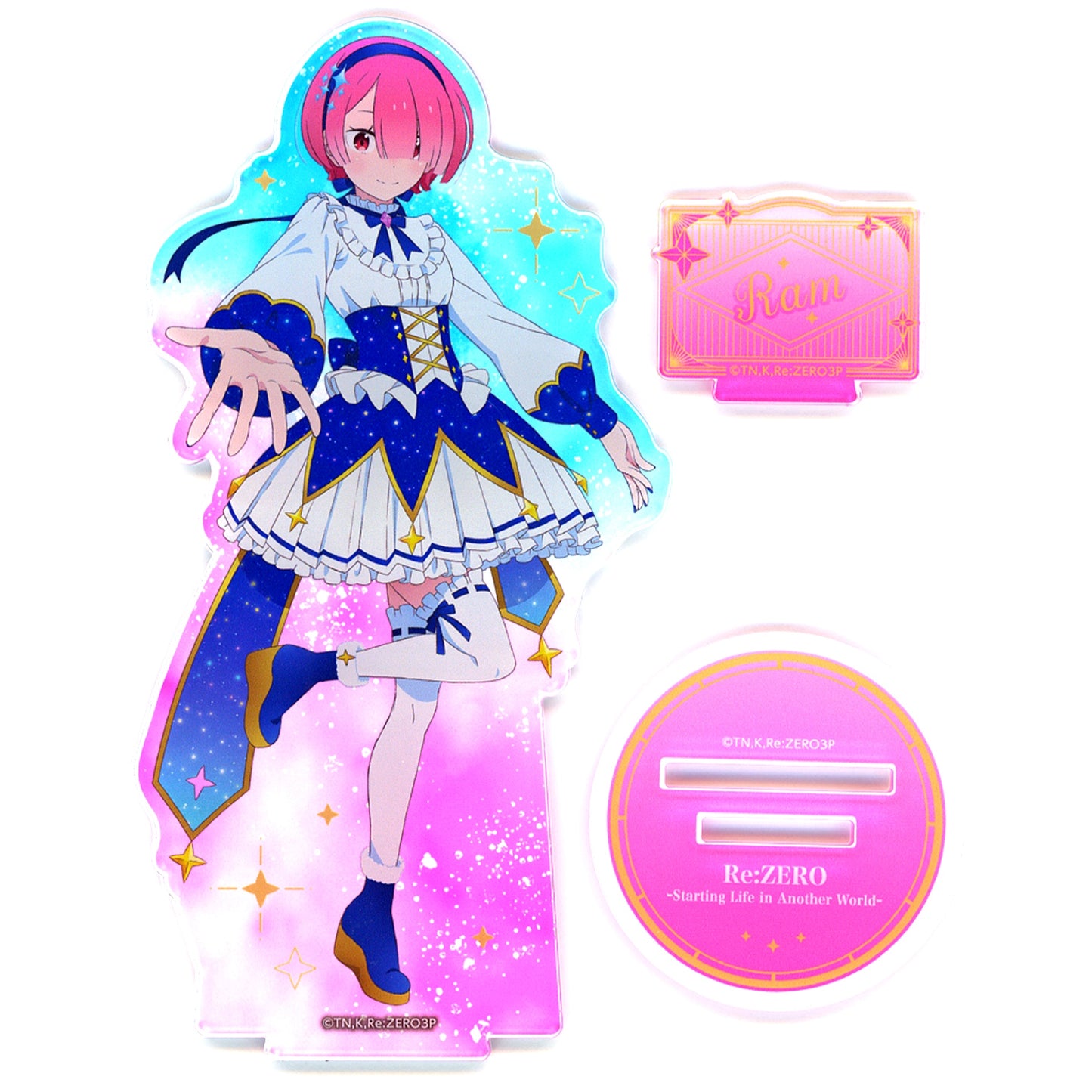 Ram Ram and Rem's Birthday Life 2025 Ver. Acrylic Stand Re:Zero - Starting Life in Another World Re:Zero Starting Ram and Rem's Birthday Life 2025 in Marui [USED]