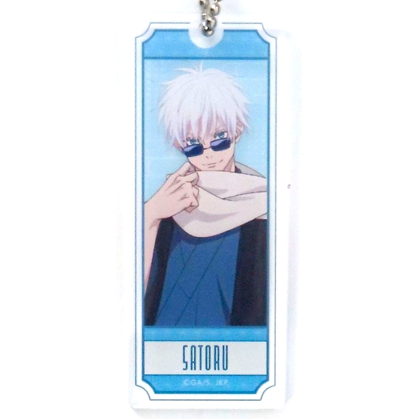 Satoru Gojo Jujutsu Kaisen Marukuji Wasou Style Acrylic Keychain Chukichi-8 [USED]