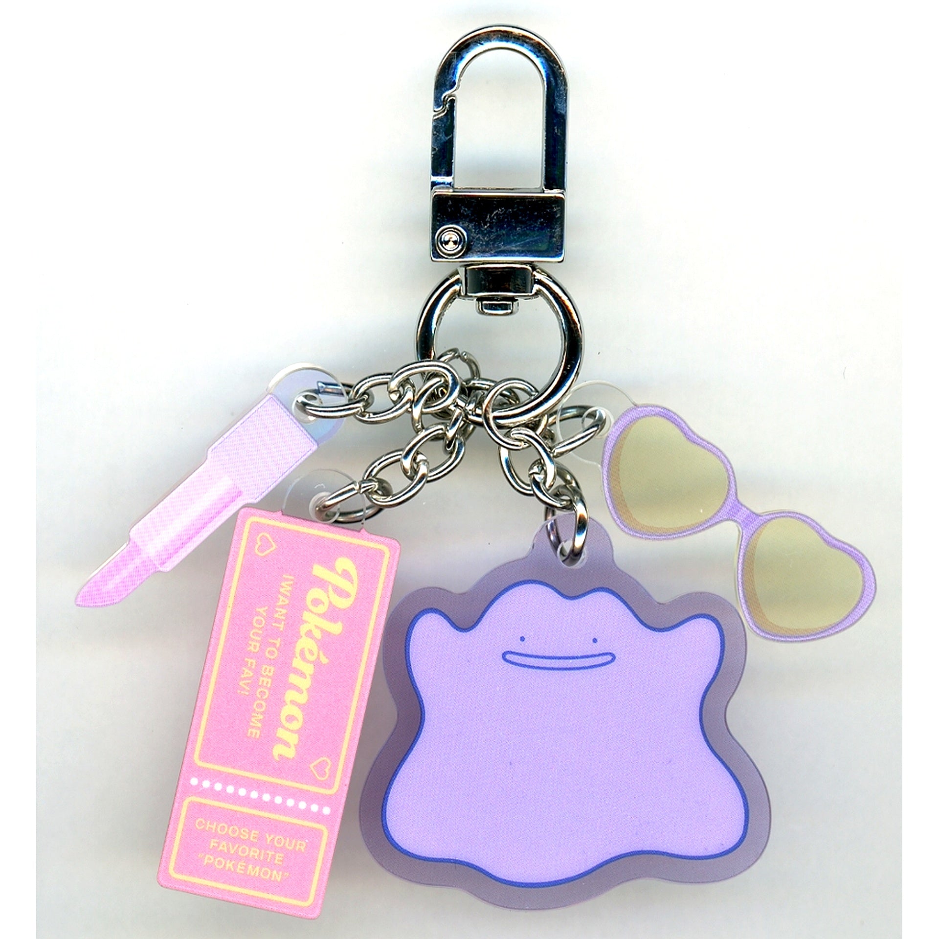 Ditto Pokemon Bag Charm 2 Namco Limited [USED]