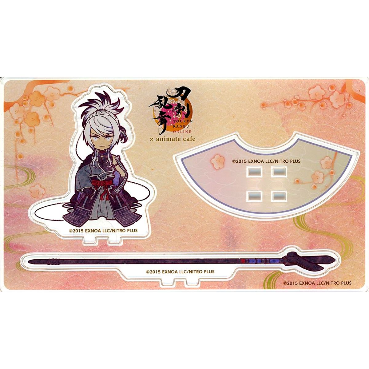 Ningen Mukotsu Kneeling Mini Acrylic Stand Touken Ranbu ONLINE 10th Anniversary Part 2 x animatecafe [USED]